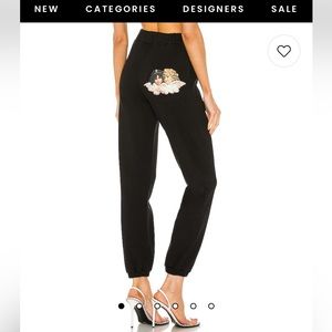 Fiorucci great thick joggers with front pockets and angel wings logo in …